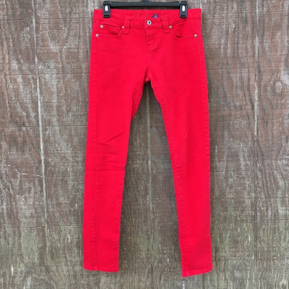 Blue Asphalt Red Skinny Jeans size 9 - Picture 2 of 8